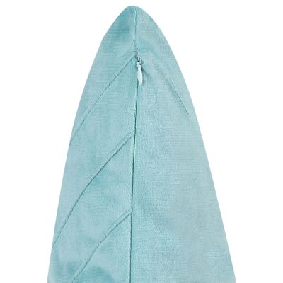 Lot de 2 coussins décoratifs CONEFLOWER 45 x 45 cm Bleu clair À rayure