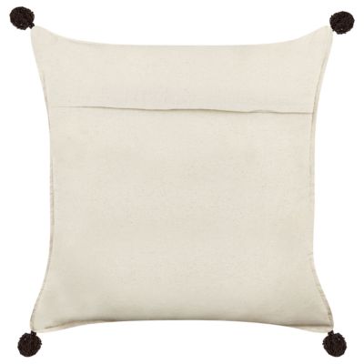 Lot de 2 coussins décoratifs FUSSEL 45 x 45 cm Coton Beige clair
