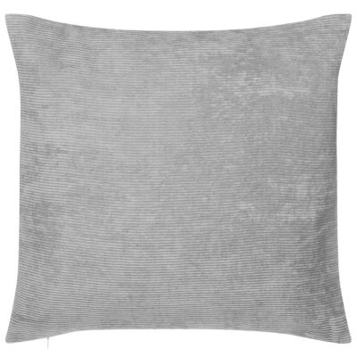 Lot de 2 coussins décoratifs NOLANA 45 x 45 cm Gris Unicolore