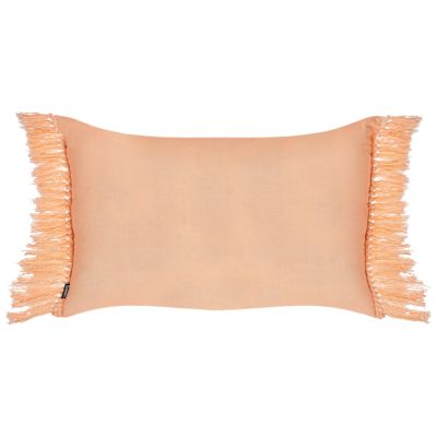 Lot de 2 coussins décoratifs TANSY 40 x 60 cm Coton Orange Unicolore