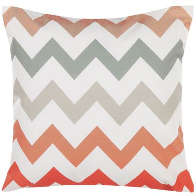Lot de 2 coussins d'extérieur LAGARO Motif à chevrons 45 x 45 cm Multicolore