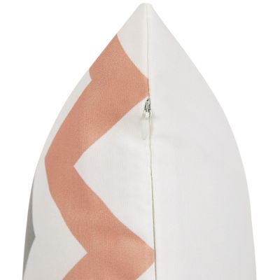 Lot de 2 coussins d'extérieur LAGARO Motif à chevrons 45 x 45 cm Multicolore