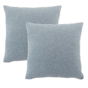 Lot de 2 coussins Méliane - 40x40 Gris - Douceur d'Intérieur