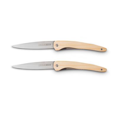 Lot De 2 Couteaux De Poche Bois Lot2 Aventurier Bois Genevrier