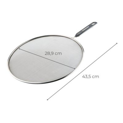 Lot de 2 couvercles 43,5/28,9 cm en inox et plastique avec 2 ustensiles de cuisine Fackelmann Basic