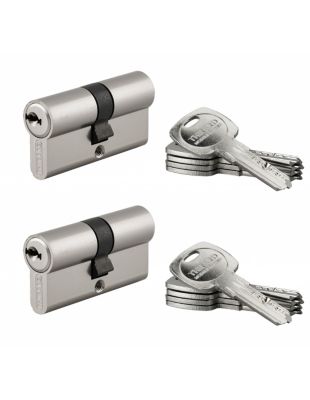 Lot De 5 Cylindres De Serrure Haute Sécurité ISEO R6 – Dimensions Au Choix, S’entrouvrant