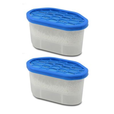 Lot de 2 déshumidificateur pour l'humidité, absorbeur d'humidité 180 gr, capacité 350 ml - L 15 x Profondeur 8.5 x Hauteur 8.5 cm