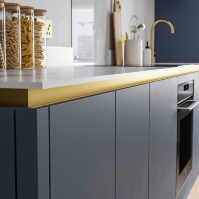 Lot de 2 embouts de rails pour colonne laiton Caraway Innovo GoodHome