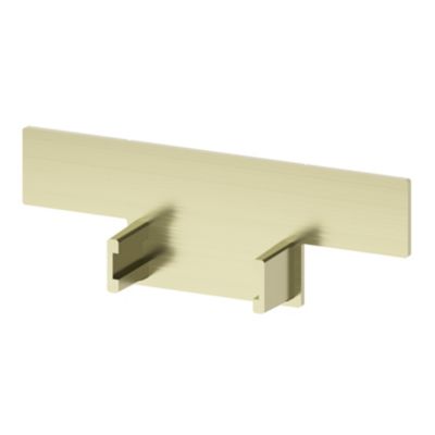 Lot de 2 embouts de rails pour colonne laiton Caraway Innovo GoodHome