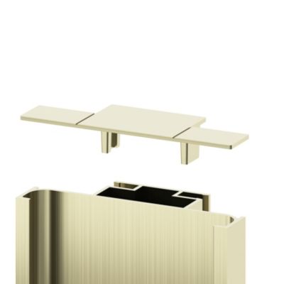 Lot de 2 embouts de rails pour colonne laiton Caraway Innovo GoodHome