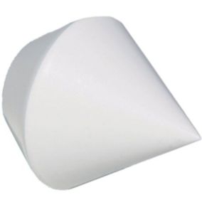 Lot de 2 embouts "toupie" (Diam. 20 mm - Blanc)