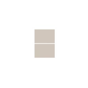 Lot de 2 façades tiroir Palma Innovo beige cachemire L. 50 cm x H. 34 cm