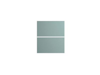 Lot de 2 façades tiroir Palma Innovo bleu aqua L. 60 cm x H. 34 cm