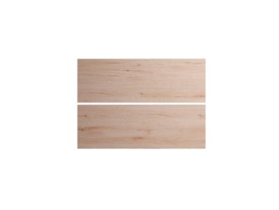 Lot de 2 façades tiroir Palma Innovo effet chêne brut L. 100 cm x H. 34 cm