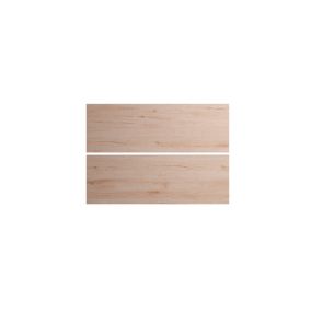 Lot de 2 façades tiroir Palma Innovo effet chêne brut L. 100 cm x H. 34 cm