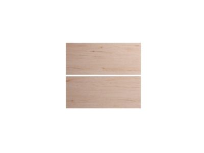 Lot de 2 façades tiroir Palma Innovo effet chêne brut L. 80 cm x H. 34 cm