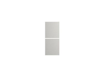 Lot de 2 façades tiroir Palma Innovo gris nuage L. 30 cm x H. 34 cm