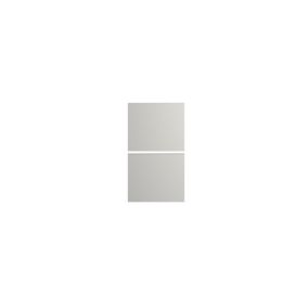 Lot de 2 façades tiroir Palma Innovo gris nuage L. 40 cm x H. 34 cm