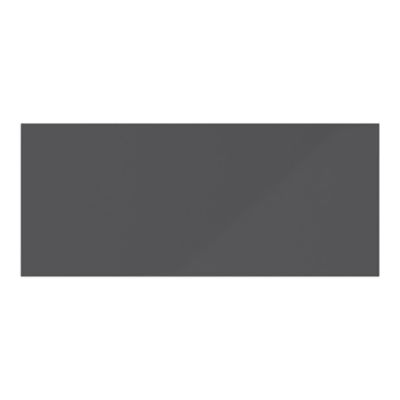 Lot de 2 façades tiroir Stevia gris anthracite brillant L. 80 cm x H. 34 cm Caraway Innovo GoodHome
