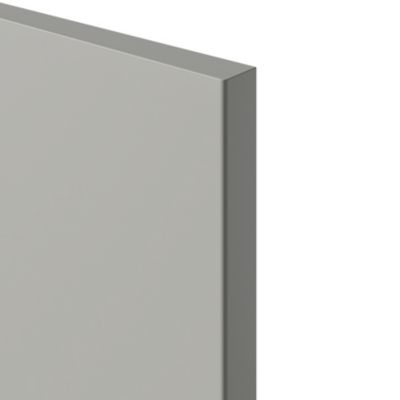 Lot de 2 façades tiroir Stevia gris clair mat L. 40 cm x H. 34 cm Caraway Innovo GoodHome
