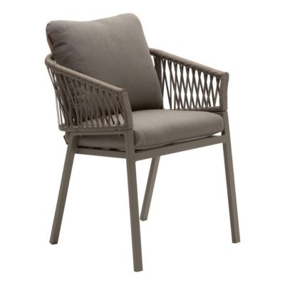 Lot de 2 fauteuils de jardin Oriengo café - Hespéride
