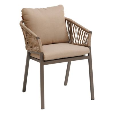 Lot de 2 fauteuils de jardin Oriengo Miel & Praline - Hespéride