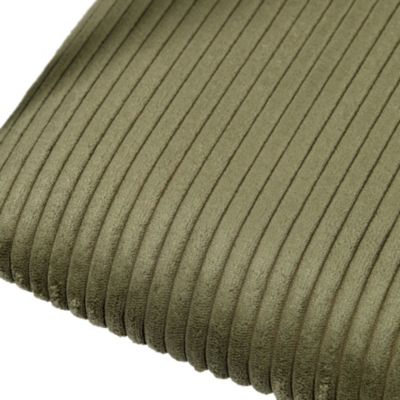 Lot de 2 Fauteuils - HOME DECO FACTORY - Scott - Côtelé - Vert