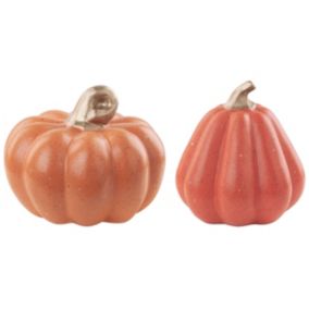 Lot de 2 figurines Citrouille CHALKIDA Orange