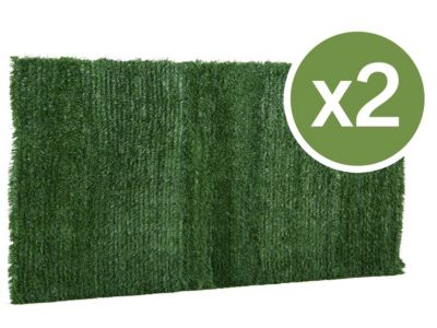 Lot de 2 Haies artificielles  300 x 150 cm