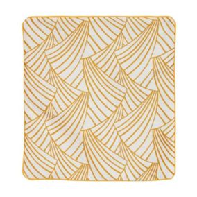 Lot de 2 Housses de coussins tendances artdeco - 40x40cm - Jaune