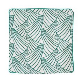 Lot de 2 Housses de coussins tendances artdeco - 40x40cm - Vert