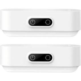 Lot de 2 lampes tactiles 3 W 5 couleurs réglables Intensité variable Batterie intégrée de 2000 mAh
