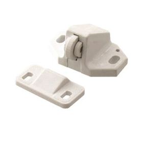Lot de 2 Loqueteaux à rouleaux blanc Diall