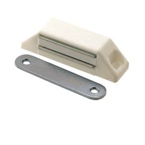 Lot de 2 loqueteaux Blanc 6 kg Entraxe 49 Diall
