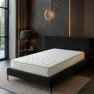 LOT de 2 Matelas 70x190 cm - 21 cm Souple - Aertech+ 35 Kg/m3 - Très Respirant - Confort optimal - Usage quotidien - MATELAS NUIT