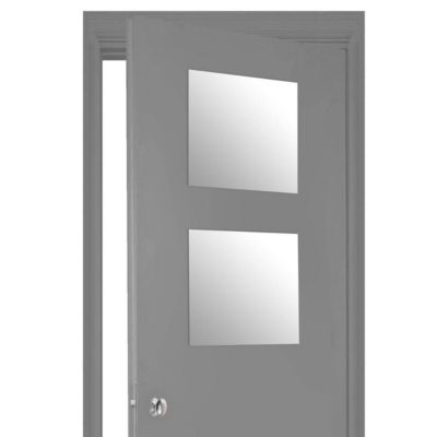 Lot de 2 Miroirs Adhésifs carrés 40x40cm - 5Five