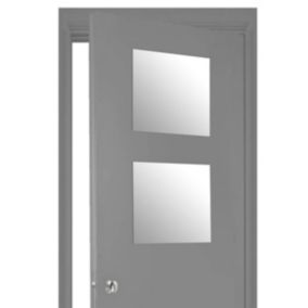 Lot de 2 Miroirs Adhésifs carrés 40x40cm - 5Five