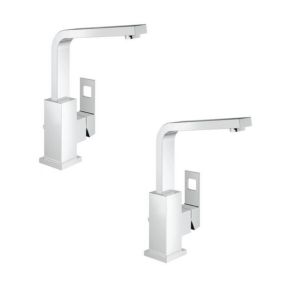 Lot de 2 mitigeurs lavabo GROHE Eurocube M