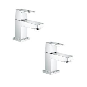 Lot de 2 mitigeurs lave main eau froide GROHE Eurocube XS