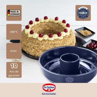 Lot de 2 moules à gâteaux 26,3/26,3 cm en acier Dr Oetker Back-Liebe