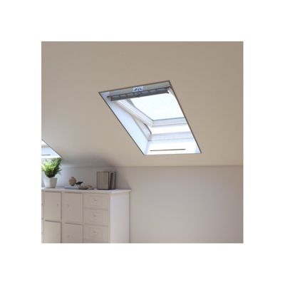 Lot de 2 Moustiquaires fenêtre de toit 150x150 cm gris
