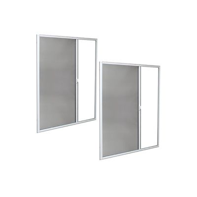Lot de 2 Moustiquaires Latérales ALU H220 cm x L130 cm Blanc