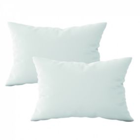 Lot de 2 oreillers, coussins de garnissage - 40 x 60 cm - Blanc - Vivezen