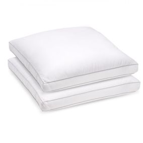 Lot de 2 oreillers Souple 65x65cm SENSATION DUVET PREMIUM Gonflant