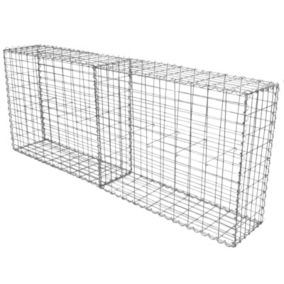 Lot de 2 Paniers de Gabions 100cm x 80cm x 30cm
