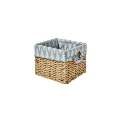 Lot de 2 paniers de rangement petit et grand 25x25cm