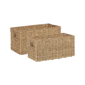 Lot de 2 paniers DONGHA Herbier marin Naturel