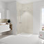 Lot de 2 panneaux muraux de salle de bains l.100x255 cm, beige brillant, Schulte DécoDesign