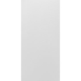Lot de 2 panneaux muraux de salle de bains l.100x255 cm, décor blanc structuré, Schulte DécoDesign