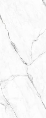 Lot de 2 panneaux muraux de salle de bains l.100x255 cm, décor marbre de Carrare brillant, Schulte DécoDesign